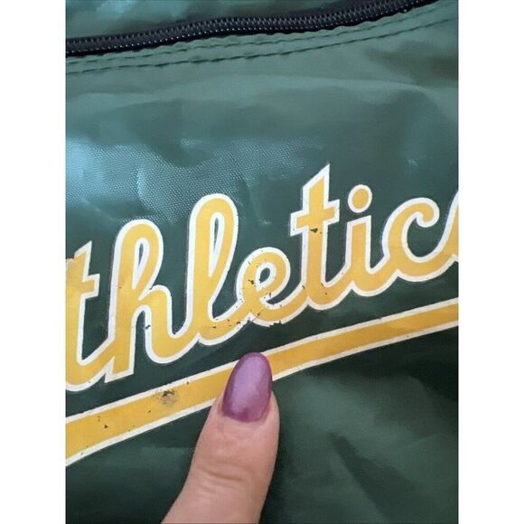 Oakland Athletics A's Drawstring Cinch Sack Zipper Pocket Chevy Giveaway Exclusi - Picture 7 of 11